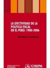 La efectividad de la política fiscal en el Perú: 1980-2006