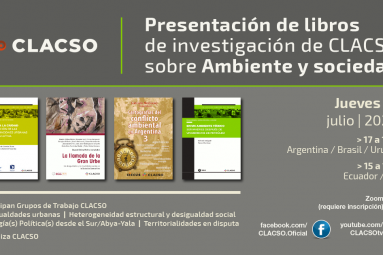 Investigadora Deborah Delgado en presentación de libros de CLACSO “Ambiente y sociedad”