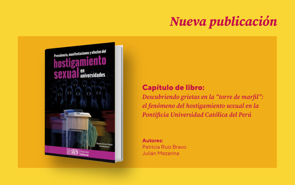 Nuevo capítulo de libro de la investigadora CISEPA Patricia Ruiz Bravo