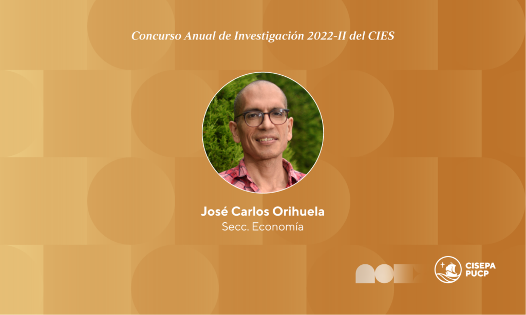 El proyecto del investigador CISEPA José Carlos Orihuela y Carlos Pérez es uno de los ganadores del Concurso Anual de Investigación 2022-II del CIES
