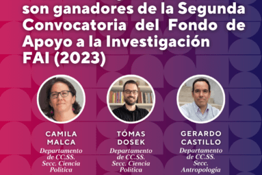 Tres investigadores CISEPA son ganadores de la Segunda Convocatoria del Fondo de Apoyo a la Investigación – FAI (2023)