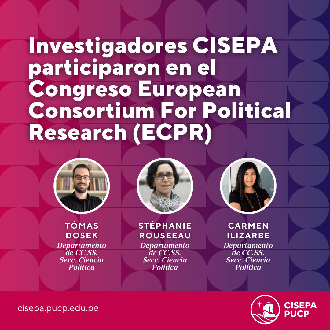 Investigadores CISEPA participaron en el Congreso European Consortium ...
