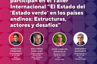 Investigadores CISEPA participan en el Taller Internacional “El Estado del ‘Estado verde’ en los países andinos: Estructuras, actores y desafíos”
