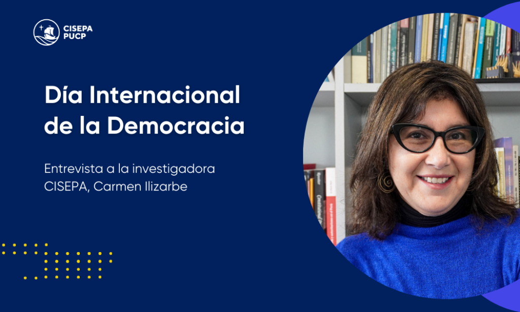 Día Internacional de la Democracia: Entrevista a Carmen Ilizarbe